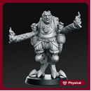 Pyrodwarf - From Wasteland - 32mm - DnD -