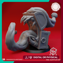 Mimic - Toothy Christmas Chest - Tabletop Miniature (Pre-Supported)