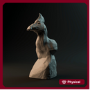 Olorotitan bust - dinosaur head