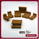 Sturdy Furniture - Clorehaven and Goblin Grotto - Printable Scenery Wargaming Terrain Scatter D&D, DnD