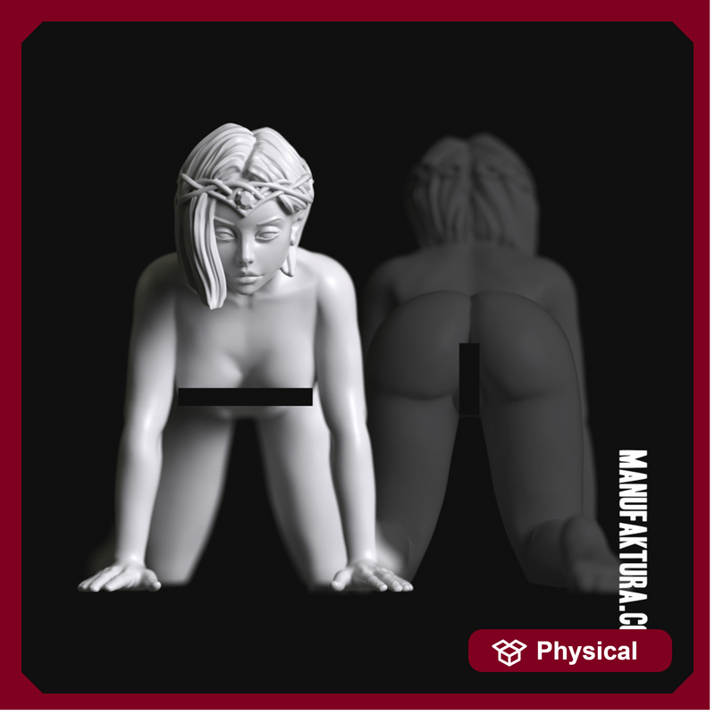 Sub Series 63 - Naked Female Highborn Elf Prisoner Slave