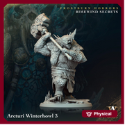 Frostburn Bear Vanguard | Archvillain Games | DnD RPG Role Playing Game | Pathfinder | Figure for Painting | Resin | Dungeons and Dragons | - Only-Games