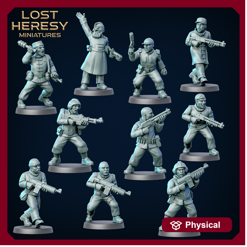 Colonist Rebels with small arms