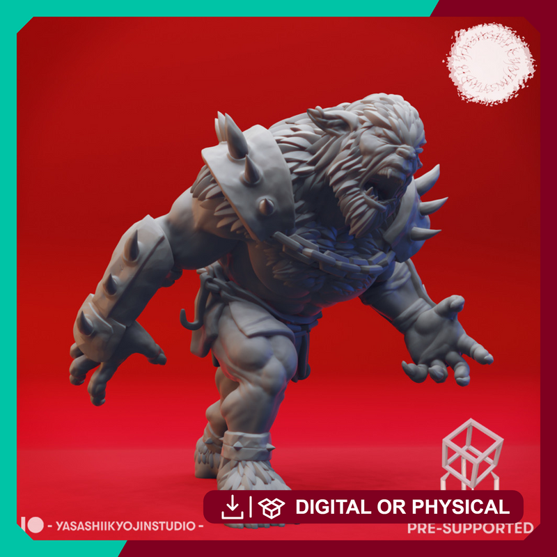 Screaming Bugbear - Book of Beasts - Tabletop Miniatures (Pre-Supported)