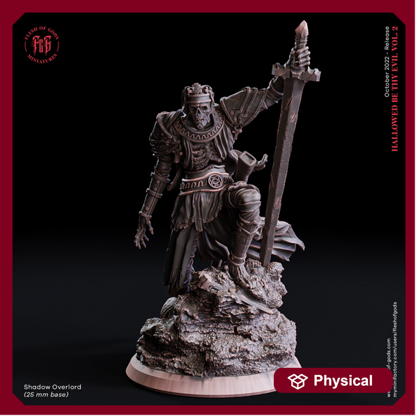 Shadow Overlord - Death Knight - Flesh Of Gods - Miniatures by