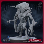 Draegloth hybrids Drow/Glabrezu Demon l 28mm, 32 mm,54mm,75mm Scale | Resin Mini | Dungeons and Dragons |Pathfinder D&D 5e | Mammoth Factory - Only-Games