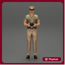 officer holding binoculars