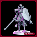 Skrull - Undead knight - 32mm - DnD