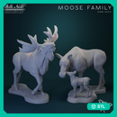 Moose Family | 32mm STL