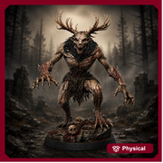 Wendigo Monster Unpainted Miniature, PaintedOrNot Original Resin Horror Boss for DnD 5E Pathfinder - Only-Games