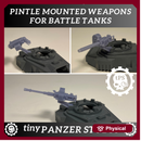 Pintle mounted weapons for Battle Tanks (set of 3)