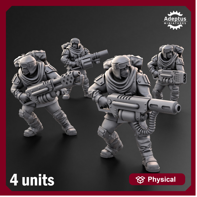 Special weapons. Khaleeth Regiment. Imperial Guard