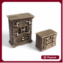 Wardrobe and chest of drawers