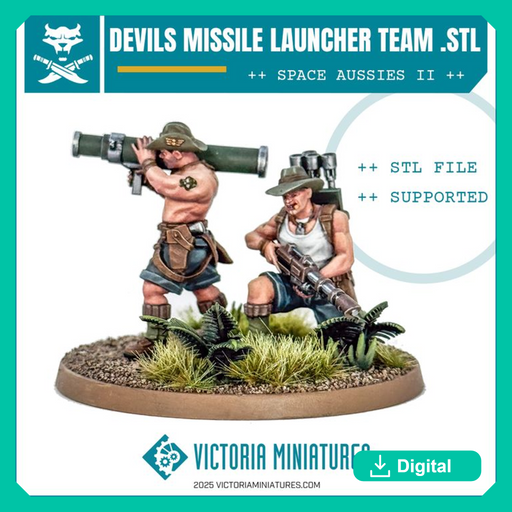 Devils missile Launcher Team .STL - Only-Games