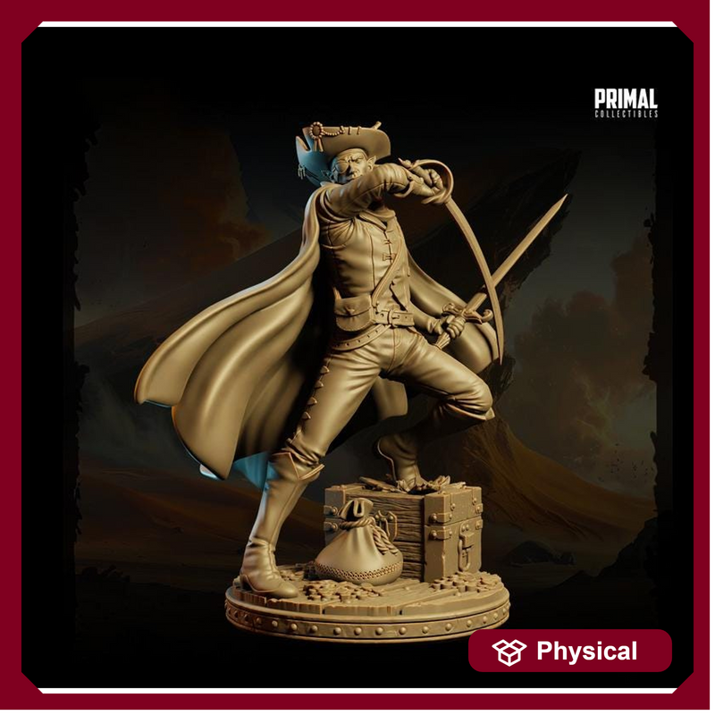 Legendary Dark Elf Mercenary Swashbuckler Leader PC / NPC Miniature | 28mm,32mm,54mm,75mm,100mm Scales | Dungeons and Dragons | Pathfinder | - Only-Games