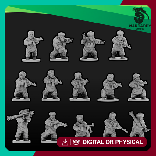 Afghan Fighters Group 2 (15mm) - Only-Games