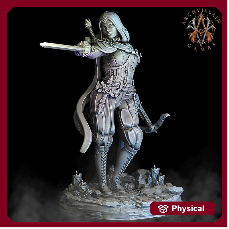 Isabetta of the Dawn- Witch Demon Hunter Female Cleric - Archvillain Games | 28mm, 32mm, 75mm Scales | Dungeons and Dragons | Pathfinder | - Only-Games