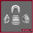 Space Knight V1 Exterminator Shoulder Pads Type A X 10