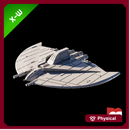 (XW) Jedi T-6 Shuttle Horizontal
