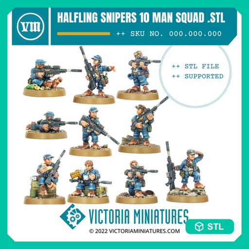 Halfling Snipers 10 Man Squad - Only-Games