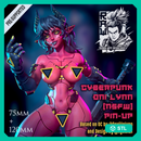 Cyberpunk Oni Lynn - Pin Up (NSFW) - STL only