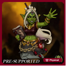 [BUST] Raksha Goblin Shaman [PRE-SUPPORTED] 32mm Female Druid Warlock
