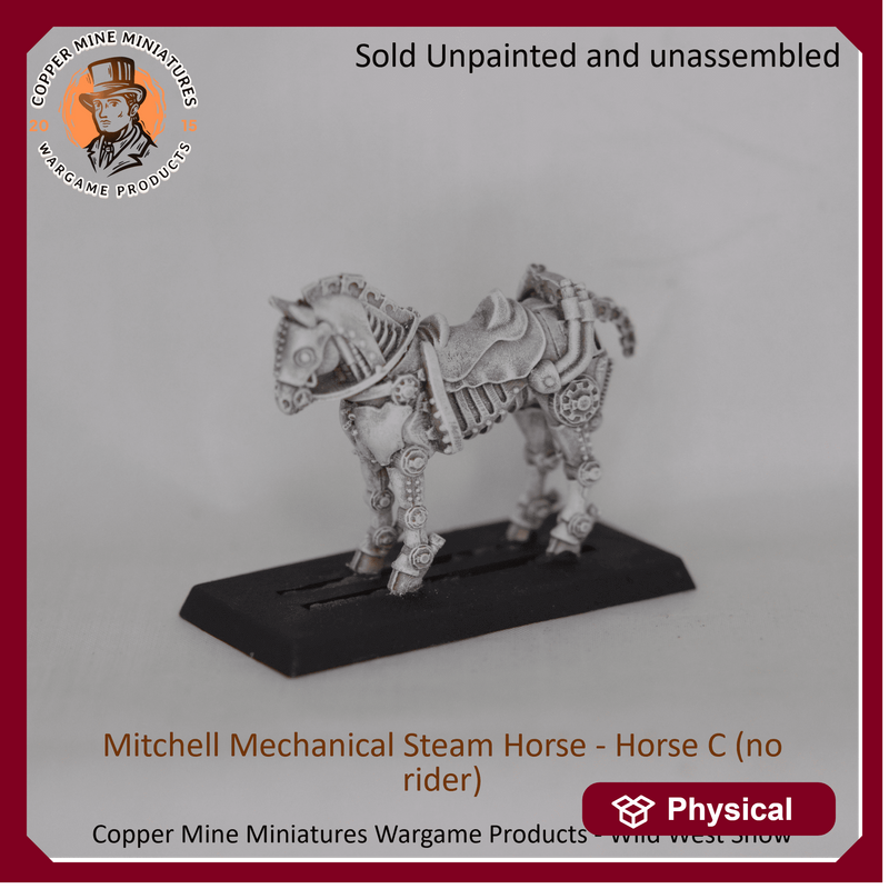 Wild West Mitchell Mechanical Steam Horse A (CMMWP007)