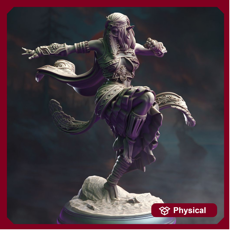Elf Sun Soul Monk - Cahira