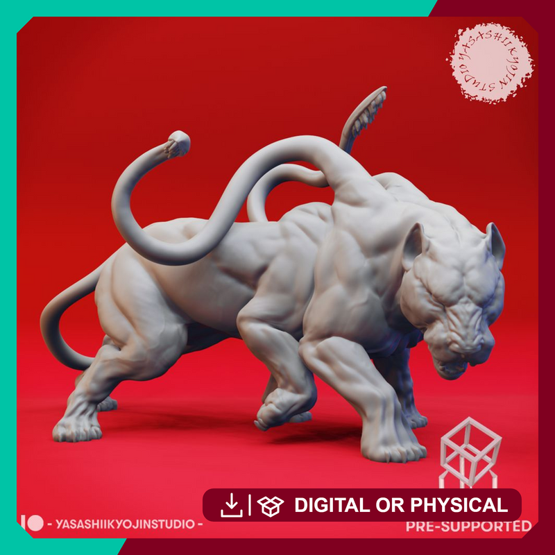 Displacer Beast - Agro - Tabletop Miniature (Pre-Supported)