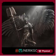 Female Celestial Angel  D&D UNPAINTED Miniature | 28mm, 32mm, 54mm,75mm, 100mm, 140mm Scales | Pathfinder Figure | Figurine | RPG Gift Idea - Only-Games