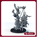 Corpse in a Cage on the Tree