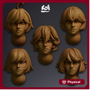 Holy Order Clerics - Miniature heads