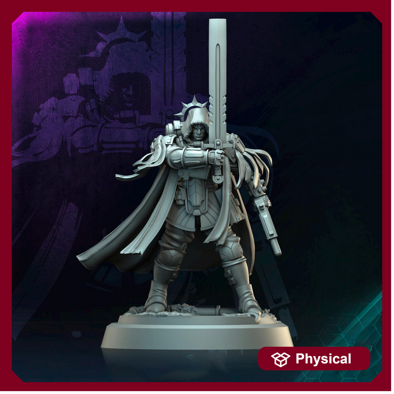 Sci-Fi Miniature Soldier Army Veteran | 5 Sizes /Scales | Resin Mini | Morior Shocktrooper TPG - Only-Games