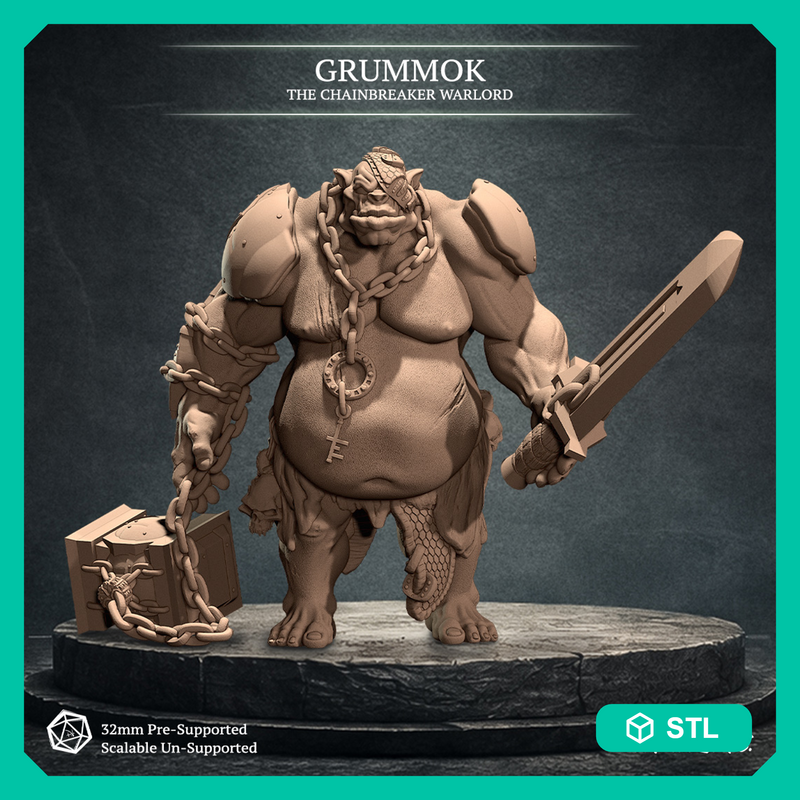 Grummok, the Chainbreaker Warlord