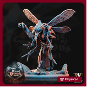 Chasme -Fly Demon -  Insect Tanar'ri interrogator Turterer | 65mm tall | 28mm & 32mm Scale | Out of the Abyss | Dungeons and Dragons| - Only-Games