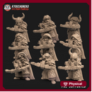 Female Dwarven Crossbow Unit (9 Dwarves)