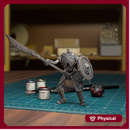 Undead Skeleton Spearman 006 - TytanTroll Miniatures - DnD - Fantasy-