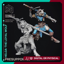 Helga - The Loyal Wolf - PRESUPPORTED - 32mm Scale