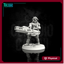 (0117) Male cyberpunk with heavy cannon