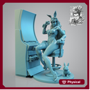 Bunny Irene Pin Up - 75mm