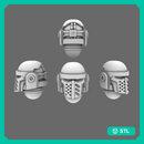Space Knights V3 Warrior Helmets