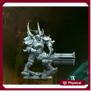 Void-Crusher Heavy Armored Hulk | Grimdark Sci-Fi Soldier | 5 Scales | Unpainted or Primed - Only-Games