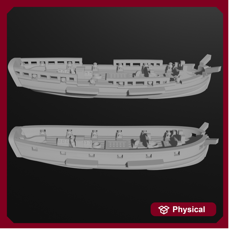 1/700 & 1/1200 British Topsail Schooner HMS Pickle (8 guns), 1799-1808