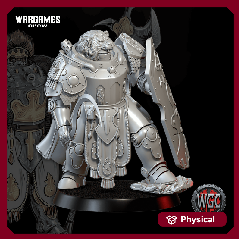 Chewa Lieutenant in Heavy Lionheart Armor - Only-Games