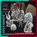 Rock Mimics - Enviroment traps - PRESUPPORTED - 32mm Scale