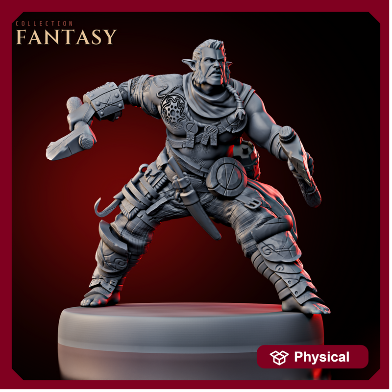 Half-Orc Axeman - Only-Games
