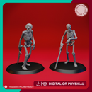 Undead Skeleton Swordsmen - Tabletop Miniature