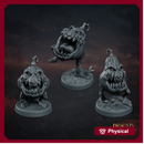 Gourdies Pumpkin Monsters x3