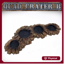 Quad Crater B: Blast Craters Terrain Set