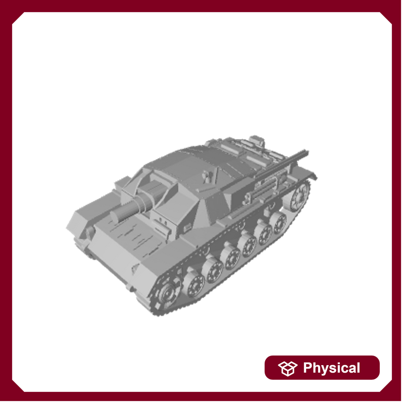3D Printed German Stugg 3c Tank Destroyer